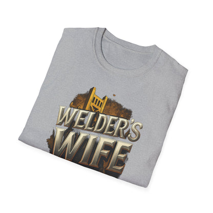 Welder's Wife Unisex T-Shirt, Celebratory Gift, Welding Family Shirt, Mother's Day, Birthday, Everyday Wear