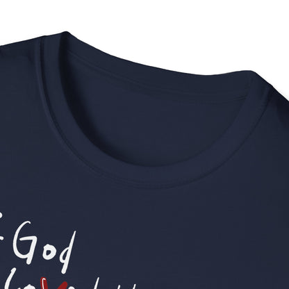 Faith-Inspired Unisex Softstyle T-Shirt - John 3:16 Love Graphic