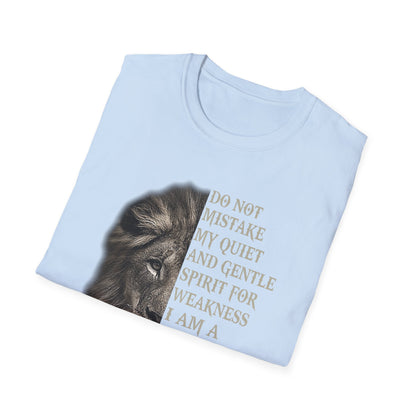 Mighty Warrior T-Shirt, Inspirational Apparel, Christian Gift, Faith-Based Wear, Religious Tee, Spiritual Encouragement Shirt