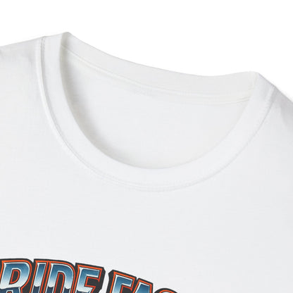 Ride Fast, Die Last Graphic Tee - Unisex Softstyle T-Shirt, Biker Gift, Motorcycle Apparel, Casual Wear, Ride Culture Shirt