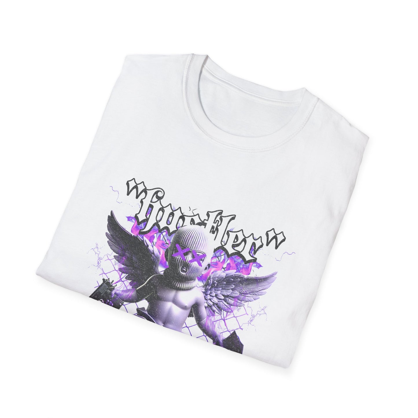 Vibrant Graphic Tee for Music Lovers, Unisex Softstyle T-Shirt, Casual Wear, Gift for Him/Her, Streetwear, Celebration Outfit