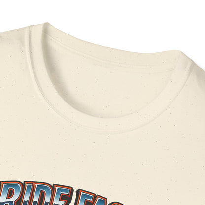 Ride Fast, Die Last Graphic Tee - Unisex Softstyle T-Shirt, Biker Gift, Motorcycle Apparel, Casual Wear, Ride Culture Shirt