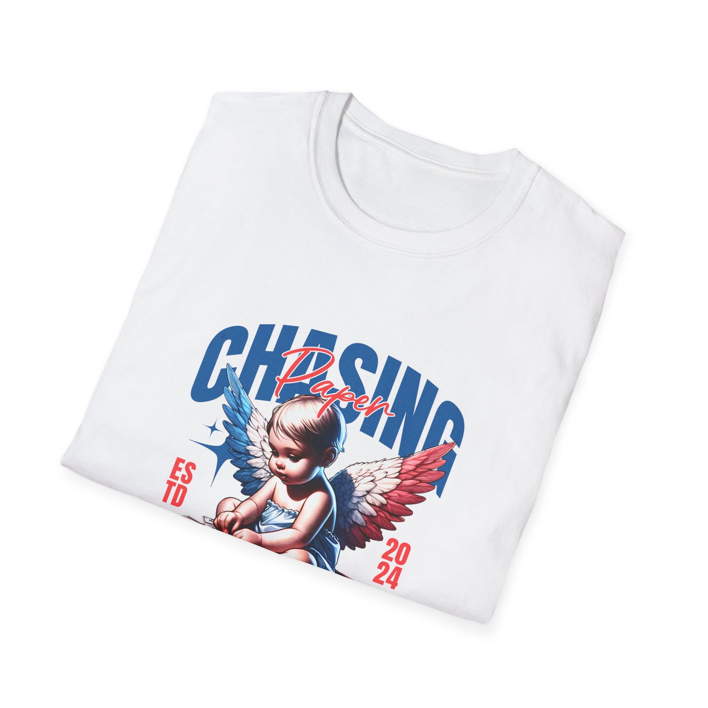 Chasing Dreams Unisex Softstyle T-Shirt, Motivational Tee, Gift for Dreamers, Casual Wear, Inspirational Apparel, Creative Spirit