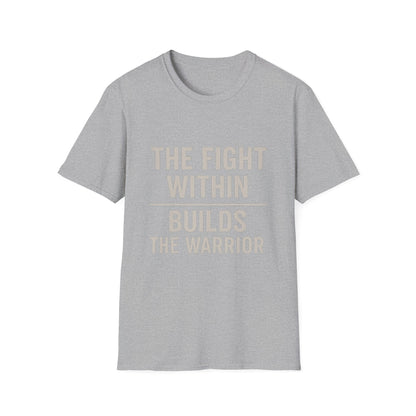 Warrior Spirit T-Shirt - Motivational Shirt, Inspirational Gift, Relaxed Fit Tee, Casual Wear, Fitness Apparel