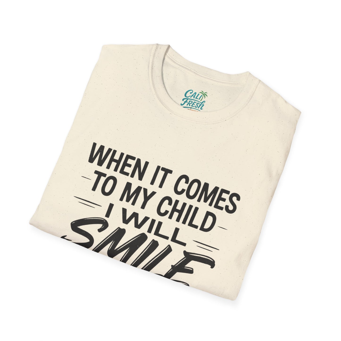 Humorous Parenting T-Shirt - "Smile in My Mugshot" - Gift for Moms, Funny Tee, Unisex Shirt, Casual Wear, Birthday Present