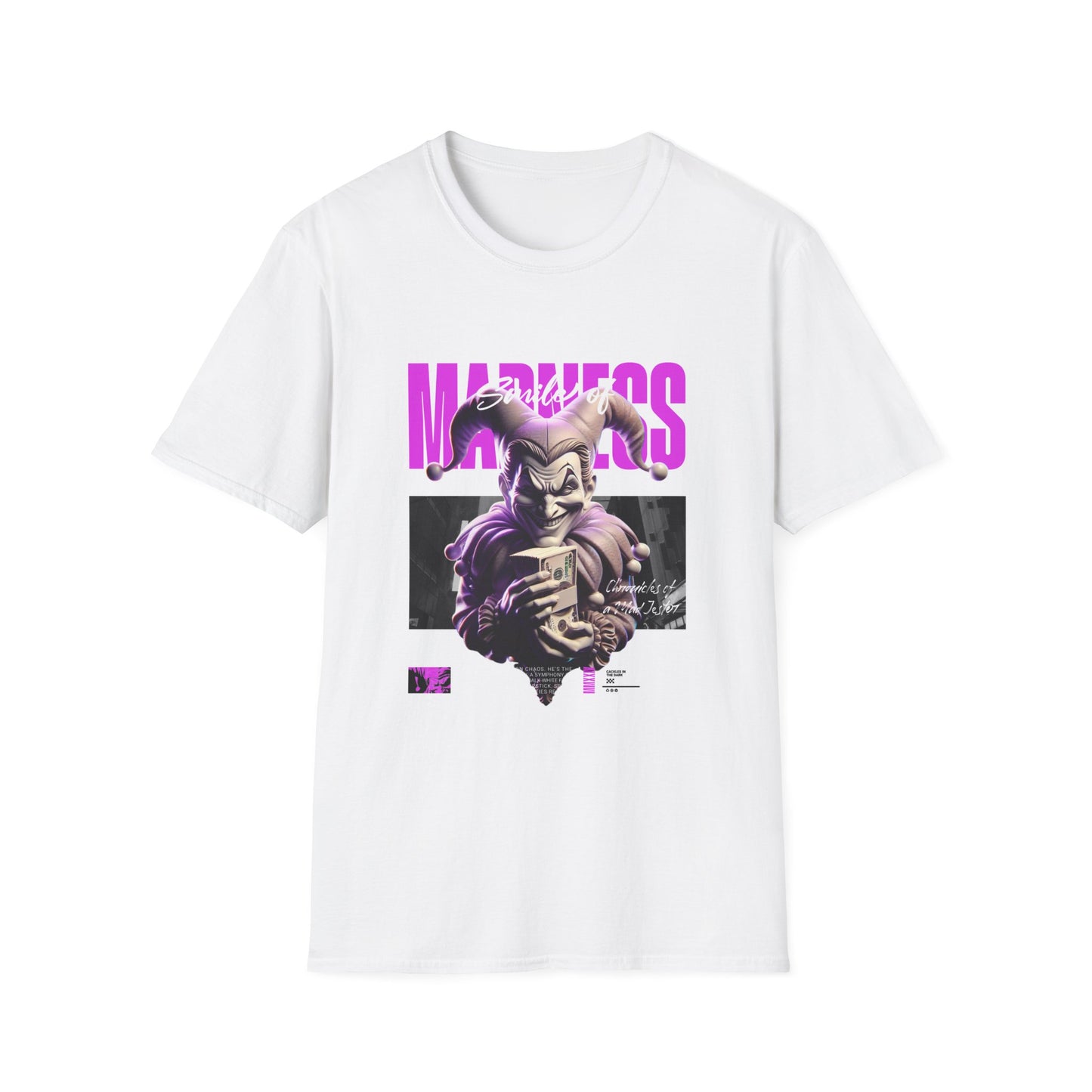 Graphic Joker T-Shirt, Unisex Tee, Casual Wear, Halloween Costume, Gift for Fans, Unique Graphic Apparel