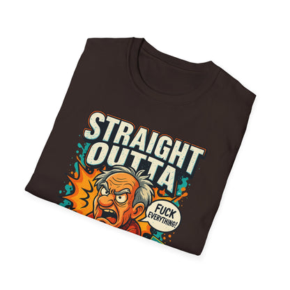 Unisex Graphic T-Shirt, Funny Quote Tee, Straight Outta Patience Shirt, Casual Wear, Gifts for Him/Her