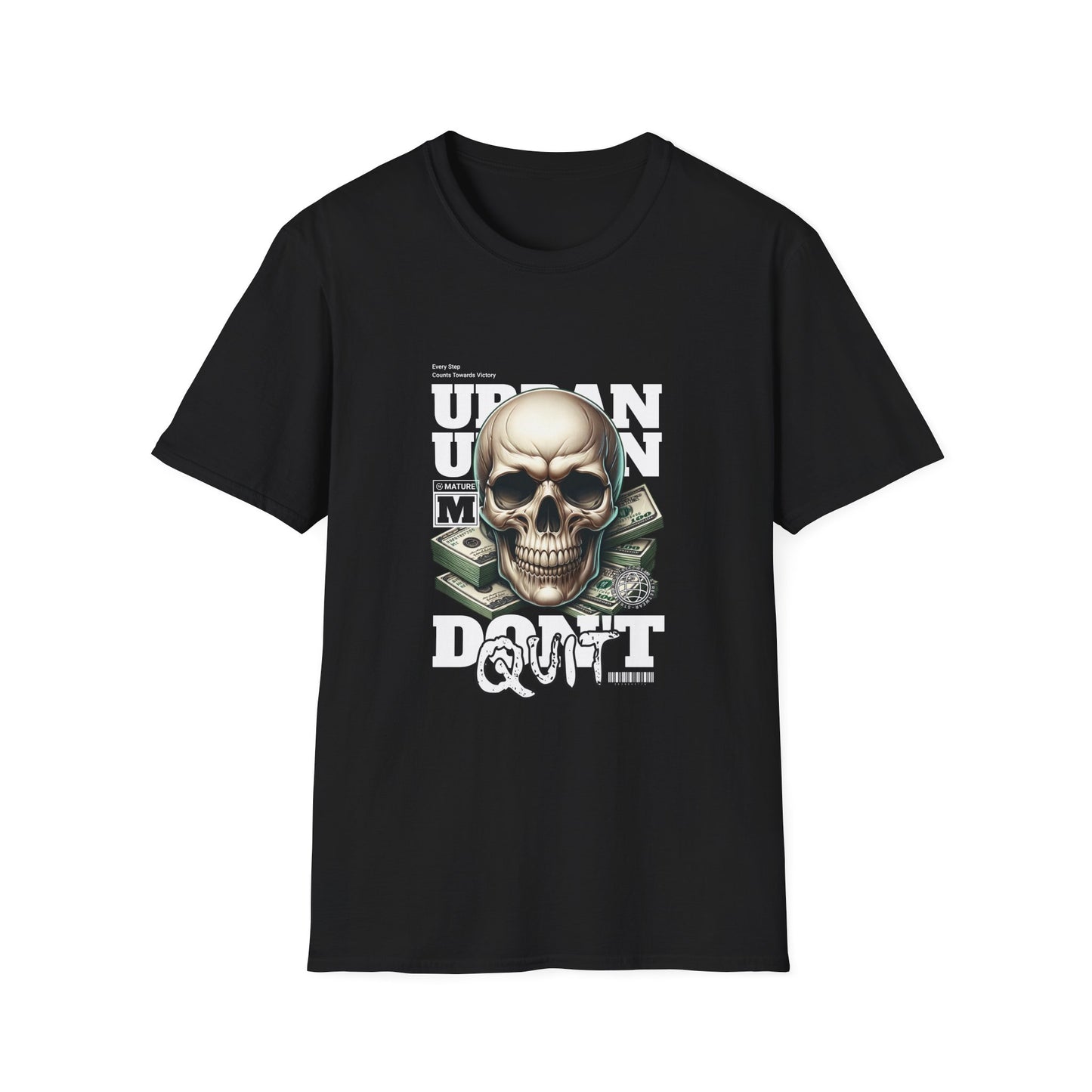 Urban Skull Graphic T-Shirt, Casual Style, Unisex Tee, Festival Wear, Gift for Friends, Streetwear, Halloween Fashion