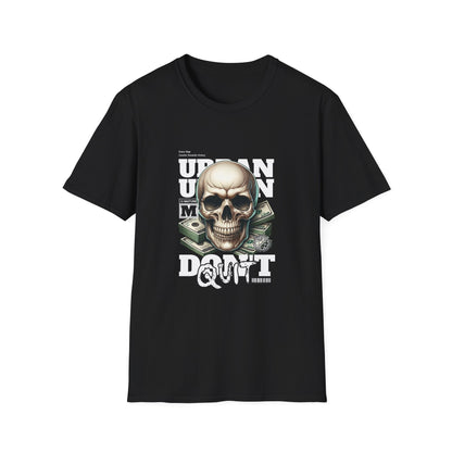 Urban Skull Graphic T-Shirt, Casual Style, Unisex Tee, Festival Wear, Gift for Friends, Streetwear, Halloween Fashion