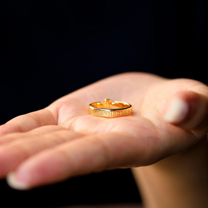 By Grace Through Faith Cross Statement Ring