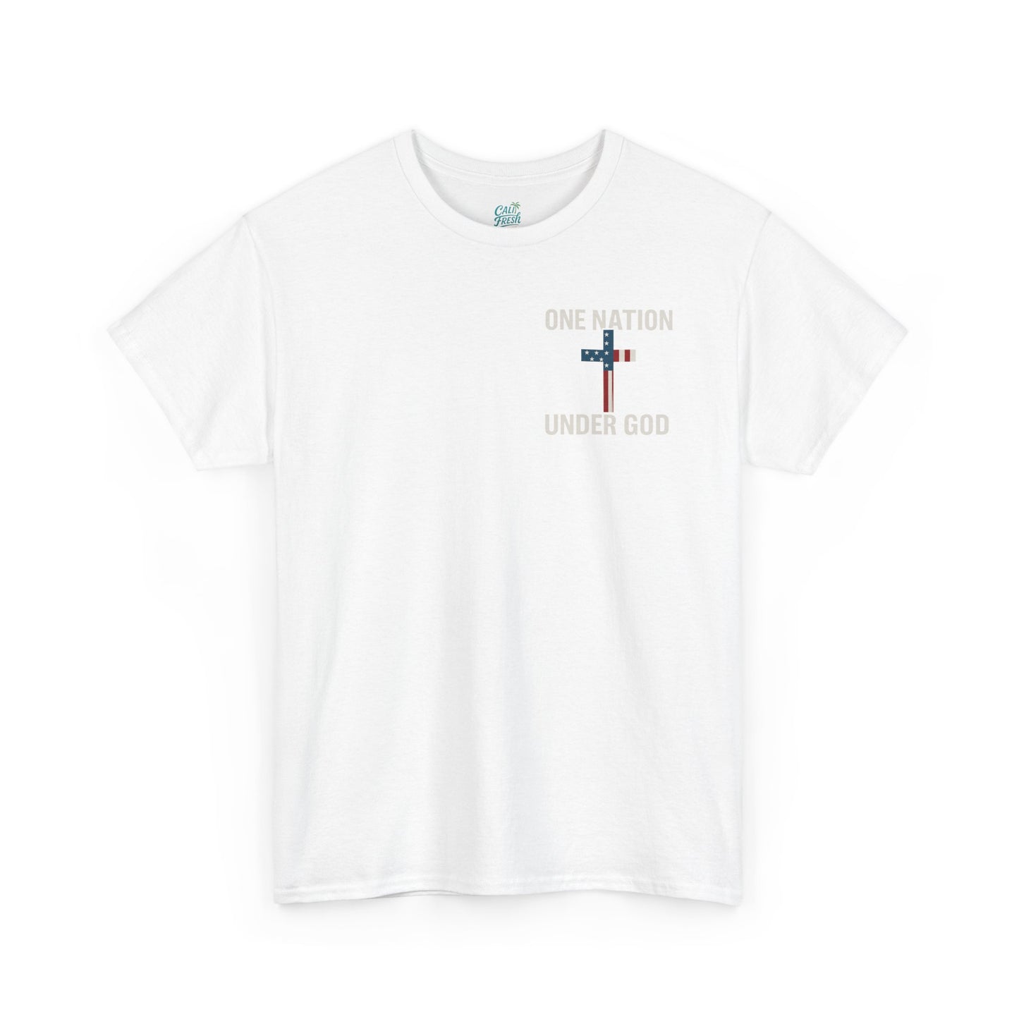 Patriotic Graphic Tee, Religious T-Shirt, Faith-Based Apparel, 4th of July Shirt, Inspirational Clothing