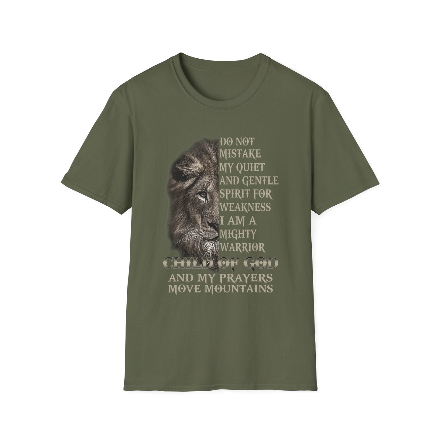 Mighty Warrior T-Shirt, Inspirational Apparel, Christian Gift, Faith-Based Wear, Religious Tee, Spiritual Encouragement Shirt