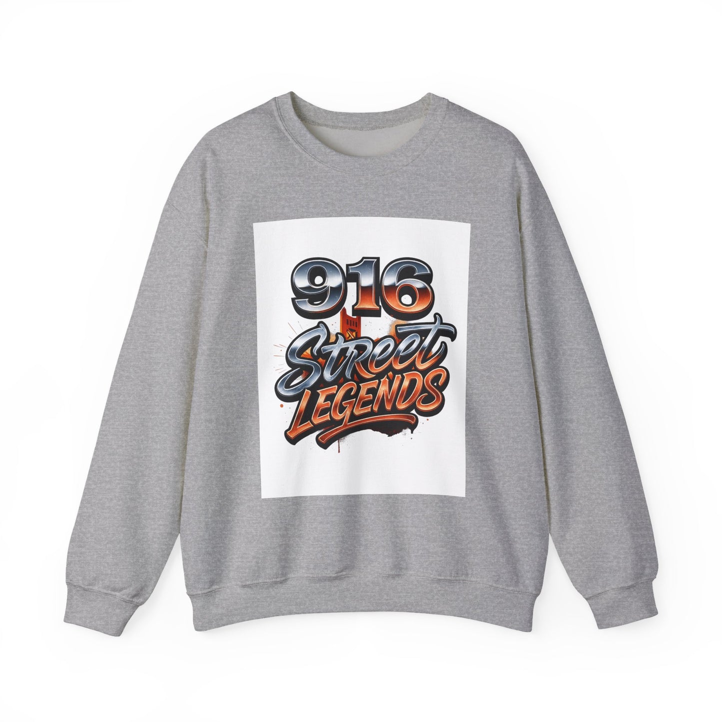 Street Legends Unisex Crewneck Sweatshirt, Urban Fashion, Cozy Streetwear, Gift for Him/Her, Casual Layering