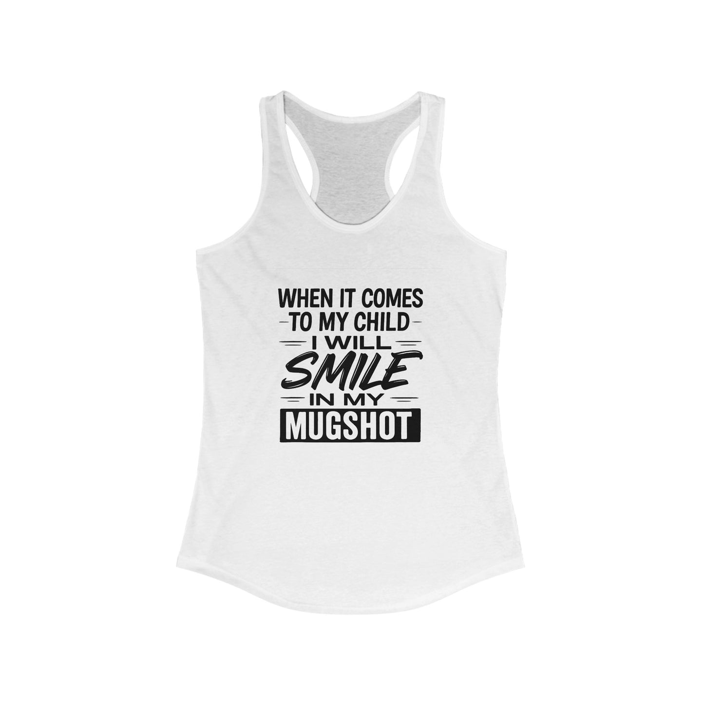 Funny Mugshot Mom Tank Top, Gifts for Mothers, Parenting Humor Shirt, Summer Workout Top, Casual Women's Wear