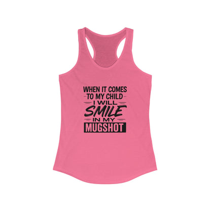 Funny Mugshot Mom Tank Top, Gifts for Mothers, Parenting Humor Shirt, Summer Workout Top, Casual Women's Wear