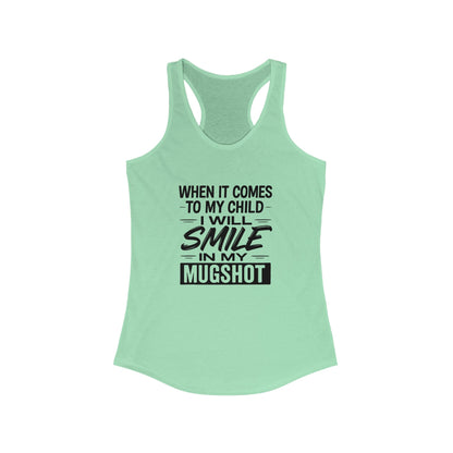 Funny Mugshot Mom Tank Top, Gifts for Mothers, Parenting Humor Shirt, Summer Workout Top, Casual Women's Wear
