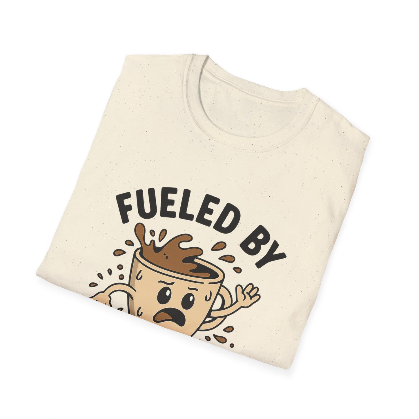 Funny Coffee Lover T-Shirt, Gift for Busy Moms, Fuel Your Day, Chaos & Coffee Shirts, Unisex Humor Tee