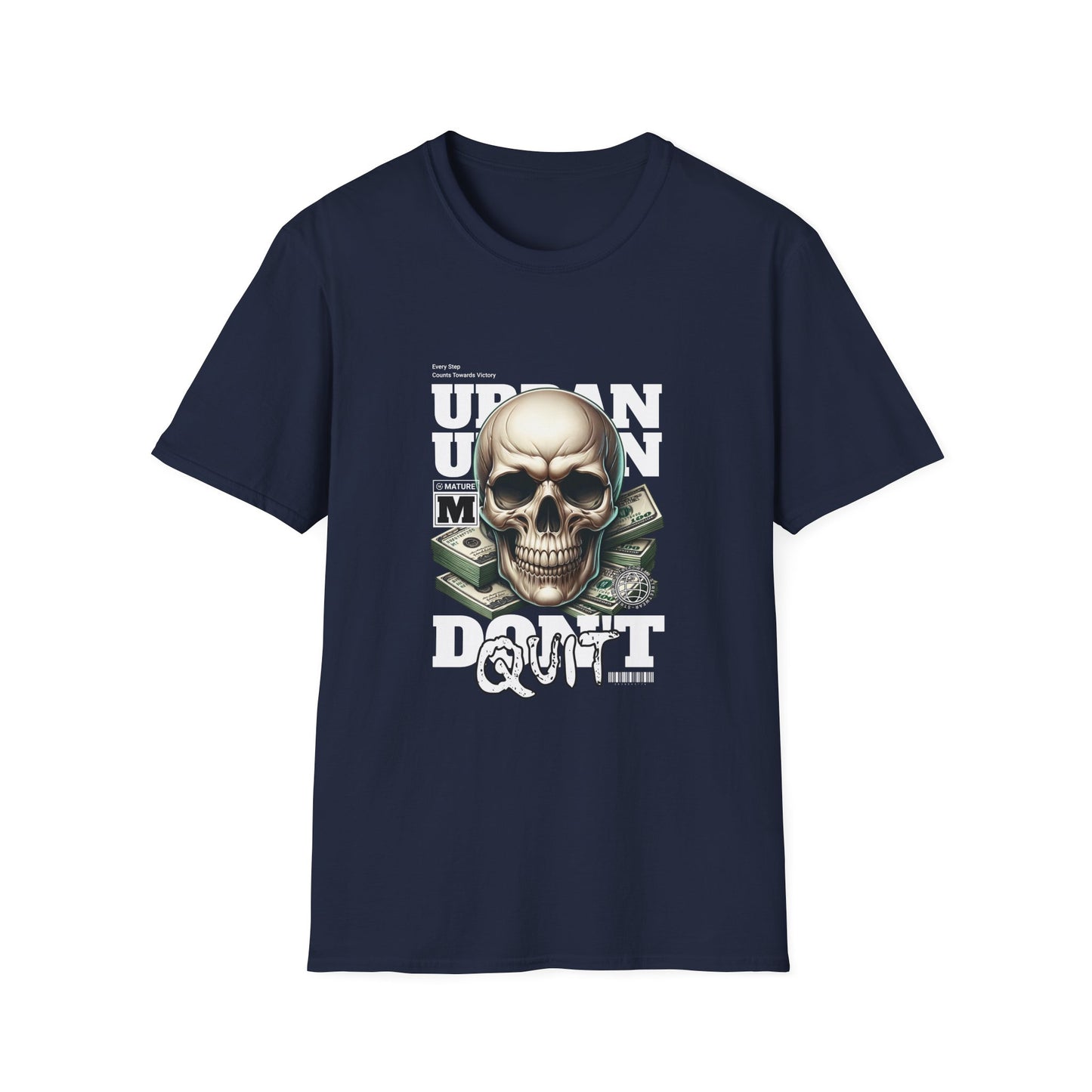 Urban Skull Graphic T-Shirt, Casual Style, Unisex Tee, Festival Wear, Gift for Friends, Streetwear, Halloween Fashion