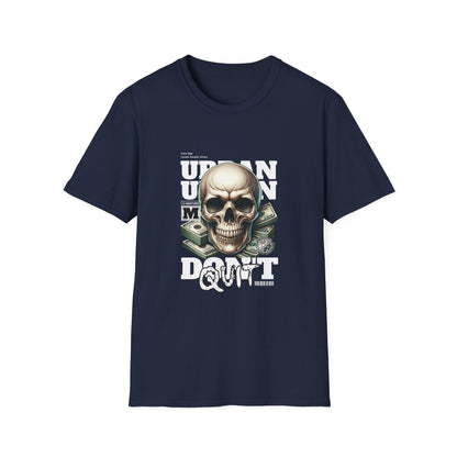 Urban Skull Graphic T-Shirt, Casual Style, Unisex Tee, Festival Wear, Gift for Friends, Streetwear, Halloween Fashion
