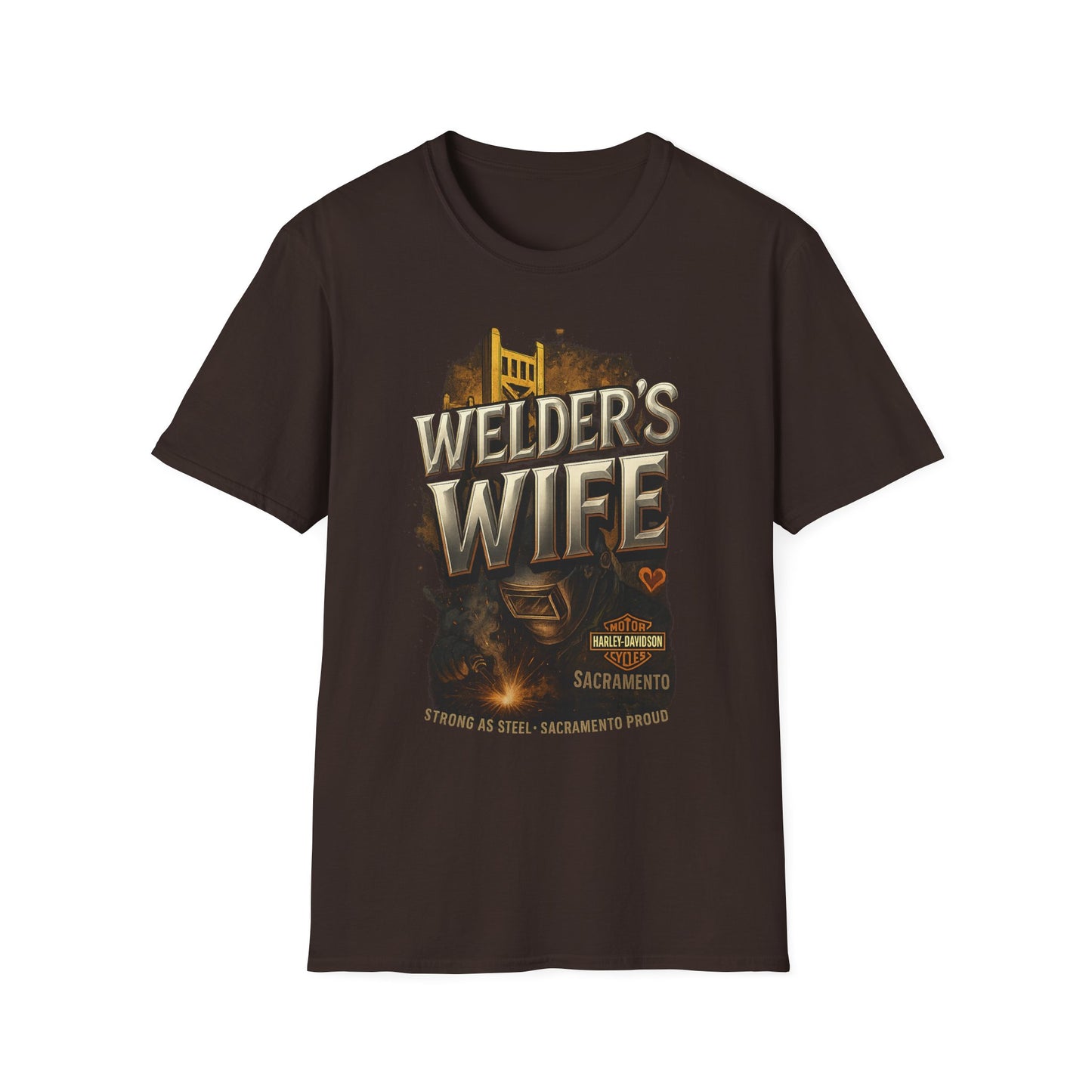Welder's Wife Unisex T-Shirt, Celebratory Gift, Welding Family Shirt, Mother's Day, Birthday, Everyday Wear
