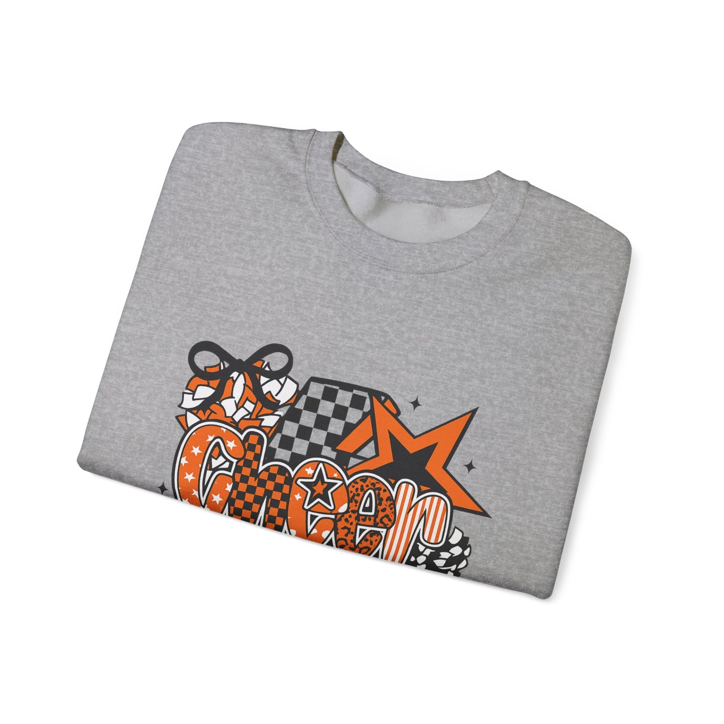 Cheer Squad Sweatshirt, Cheerleader Gift, Cozy Crewneck, Sports Fan Apparel, School Spirit Clothing, Team Spirit Wear