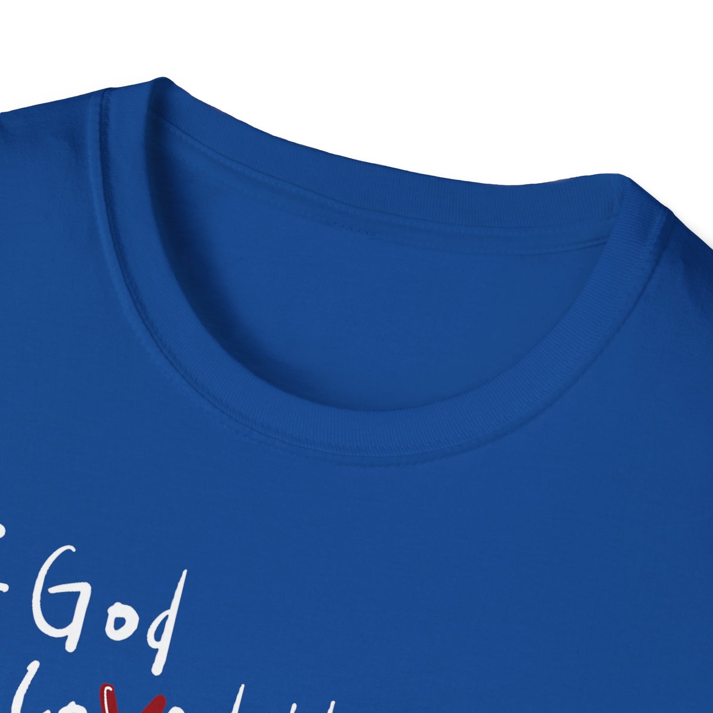 Faith-Inspired Unisex Softstyle T-Shirt - John 3:16 Love Graphic