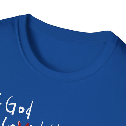 Faith-Inspired Unisex Softstyle T-Shirt - John 3:16 Love Graphic