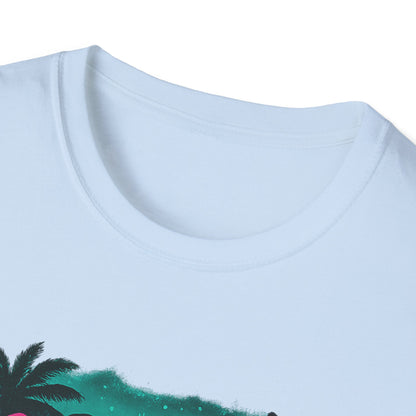 Retro West Coast Drippin' Unisex Softstyle T-Shirt | Vintage Graphic Tee, Summer Fashion, Streetwear, Gift for Him/Her, Festival Attire