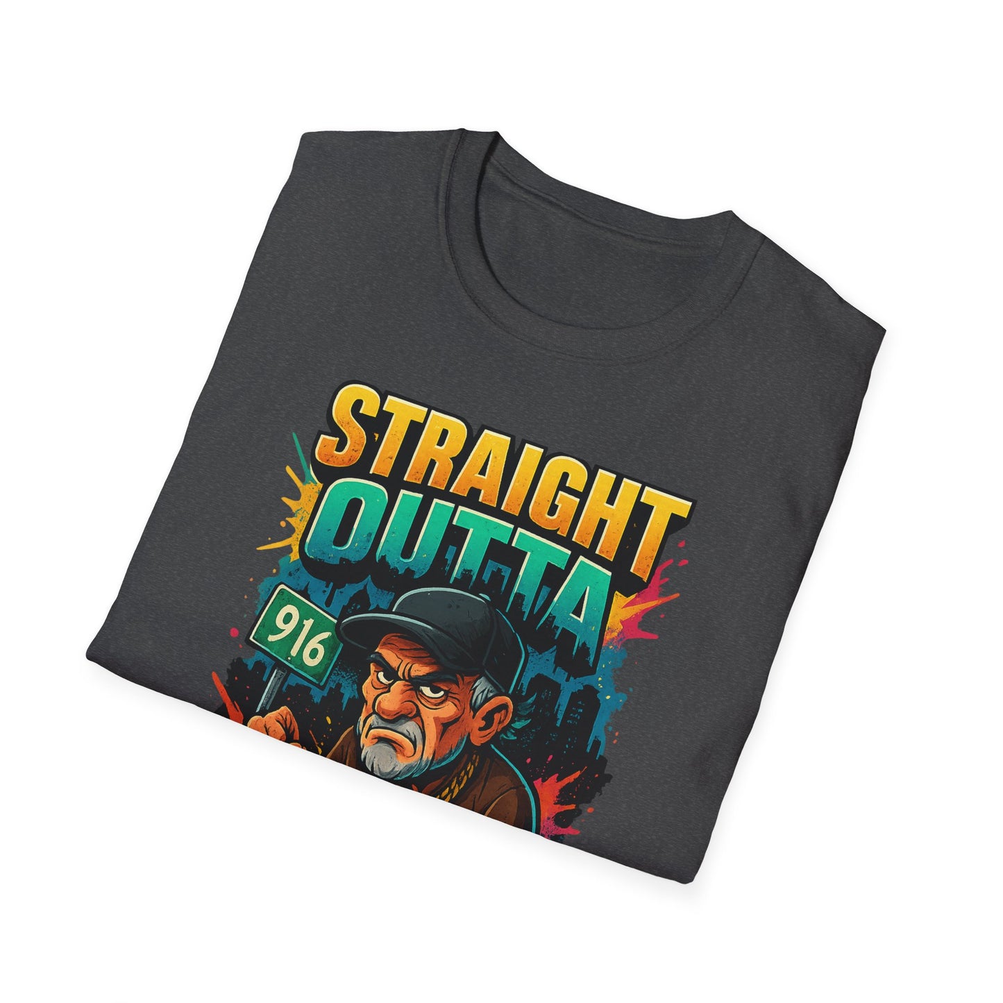 Straight Outta Patience Unisex T-Shirt - Funny Graphic Tee for Men and Women, Gift for Birthdays, Anniversaries, Casual Wear, Humor Fashion