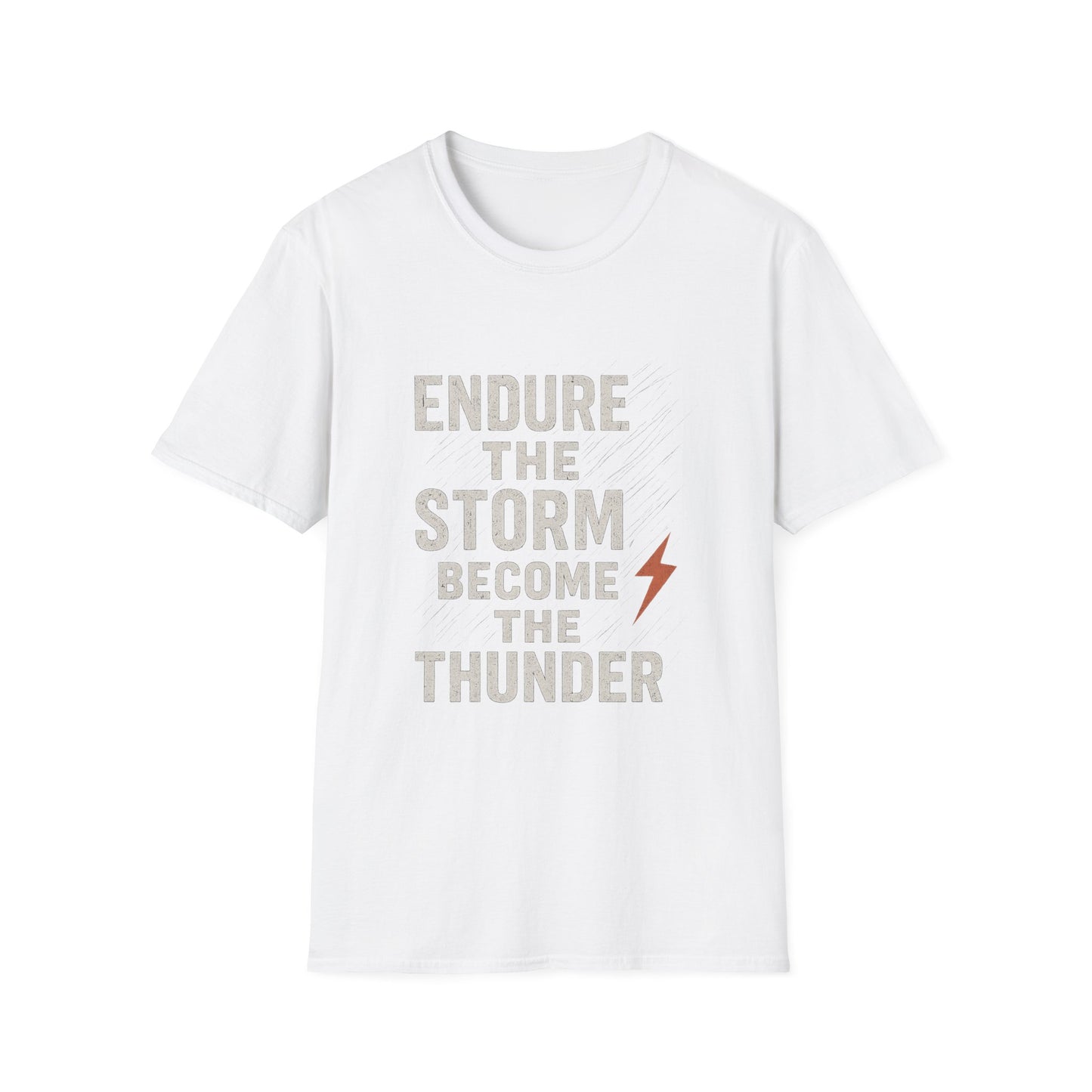Inspirational Unisex T-Shirt - Endure the Storm Become the Thunder, Motivational Gift, Casual Wear, Positive Affirmation Tee, Fitness [...]