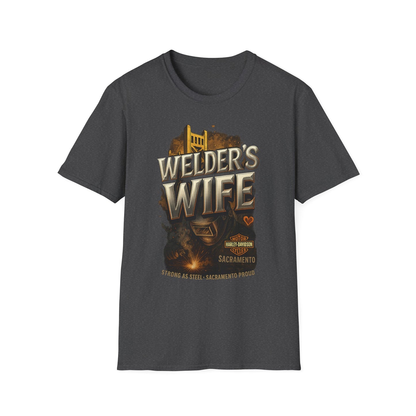 Welder's Wife Unisex T-Shirt, Celebratory Gift, Welding Family Shirt, Mother's Day, Birthday, Everyday Wear