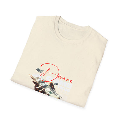 Dreams Come True Graphic Tee, Unisex Softstyle T-Shirt, Graphic T-Shirt, Casual Wear, Gifts for Dreamers, Inspirational Apparel