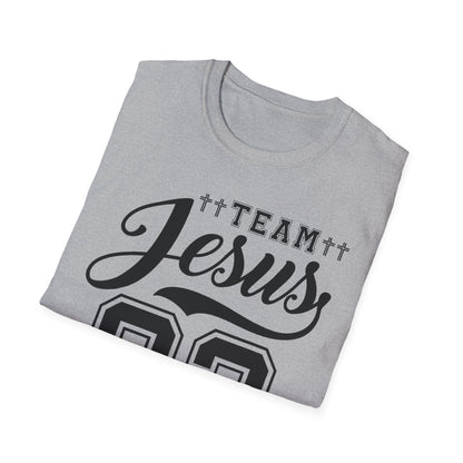Team Jesus Unisex Softstyle T-Shirt - Faith Hope Love Graphic Tee, Christian Apparel, Church Event Wear, Gift for Believers, [...]
