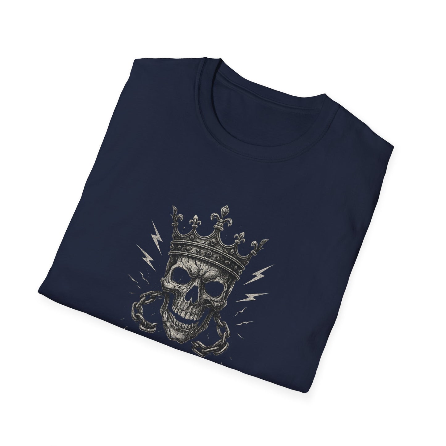 Skull Crown Unisex T-Shirt, Rule Yourself Apparel, Edgy Graphic Tee, Streetwear, Self-Empowerment Gift