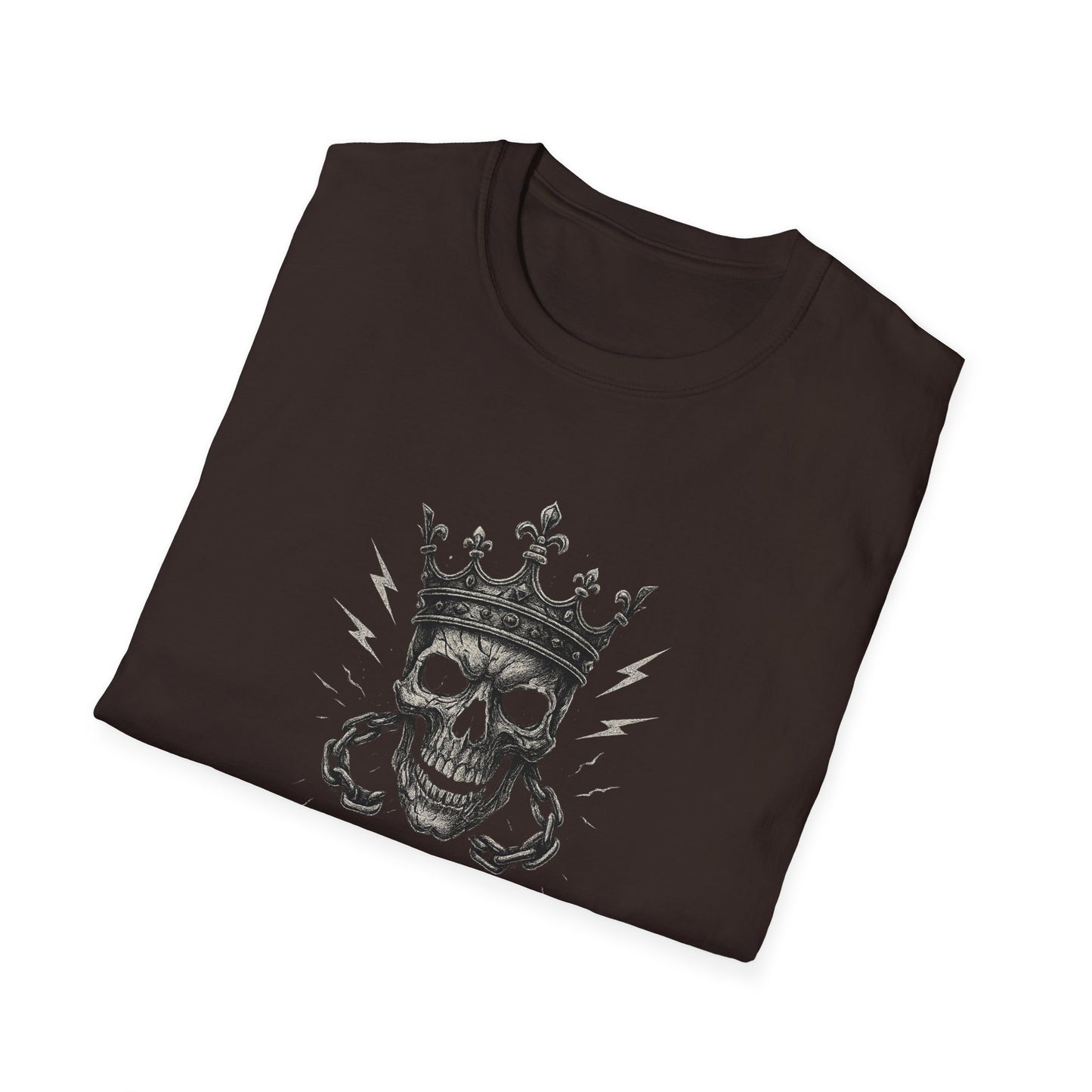 Skull Crown Unisex T-Shirt, Rule Yourself Apparel, Edgy Graphic Tee, Streetwear, Self-Empowerment Gift