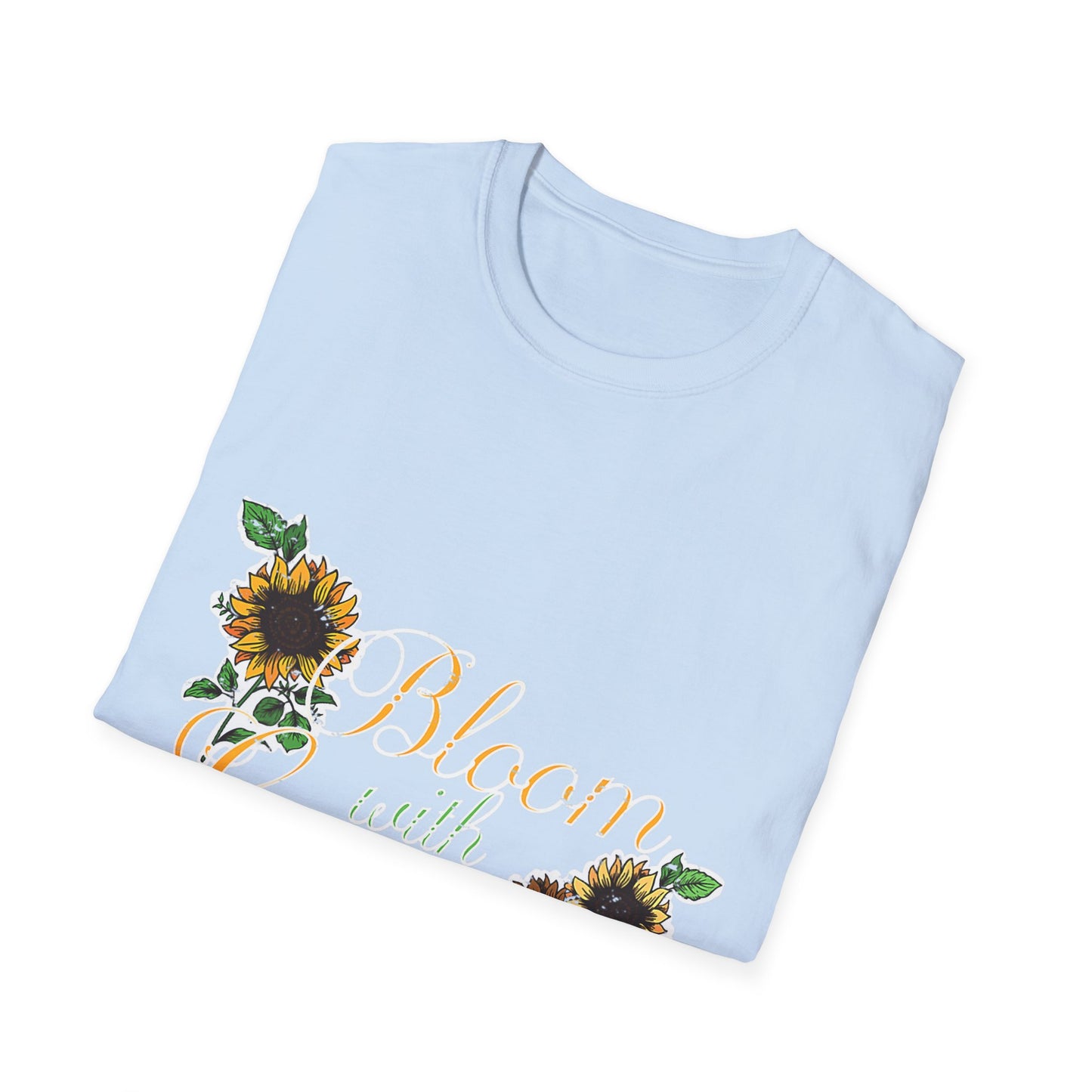 Bloom with Grace Sunflower T-Shirt for Nature Lovers