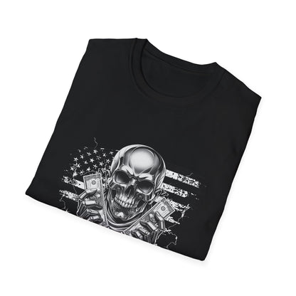 Skull Mage Unisex Softstyle T-Shirt | Cool Graphic Tee, Casual Wear, Gift for Him, Vintage Style, Music Festival