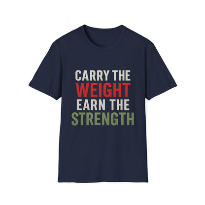 Strength Motivational T-Shirt, Gym Wear, Workout Top, Fitness Gift, Unisex Casual Tee
