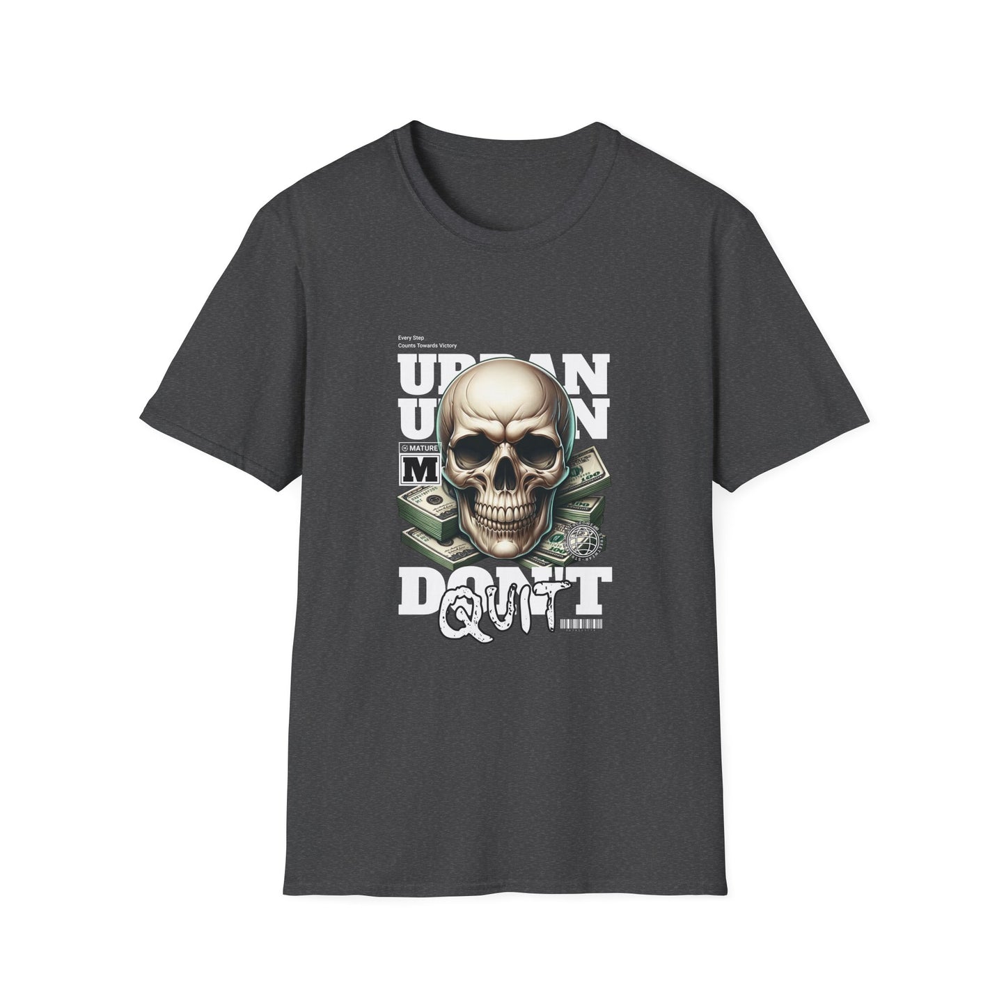 Urban Skull Graphic T-Shirt, Casual Style, Unisex Tee, Festival Wear, Gift for Friends, Streetwear, Halloween Fashion