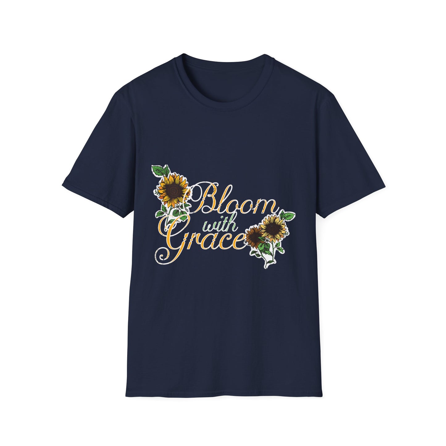 Bloom with Grace Sunflower T-Shirt for Nature Lovers