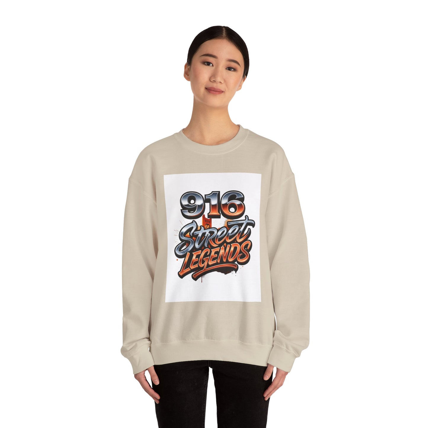 Street Legends Unisex Crewneck Sweatshirt, Urban Fashion, Cozy Streetwear, Gift for Him/Her, Casual Layering
