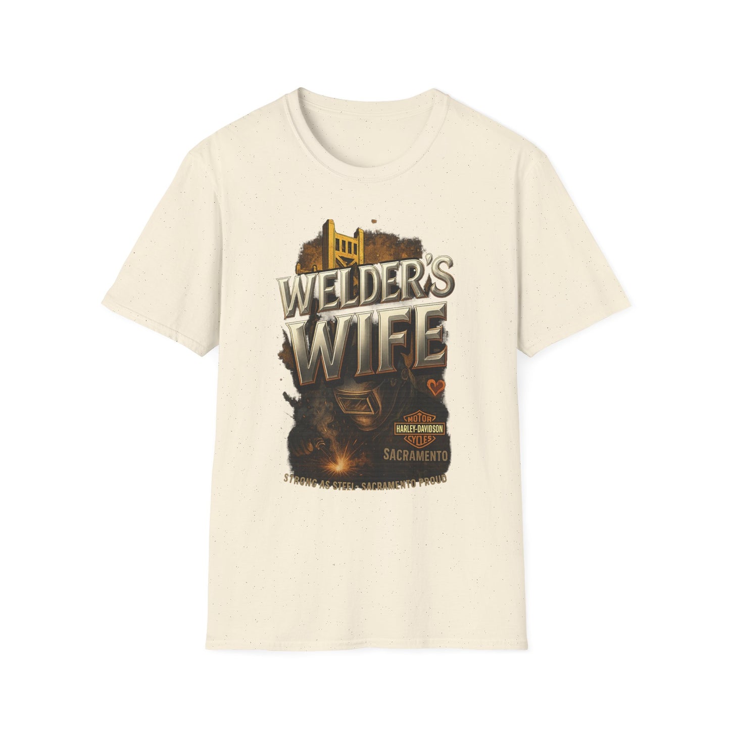 Welder's Wife Unisex T-Shirt, Celebratory Gift, Welding Family Shirt, Mother's Day, Birthday, Everyday Wear