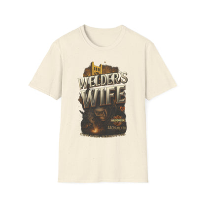 Welder's Wife Unisex T-Shirt, Celebratory Gift, Welding Family Shirt, Mother's Day, Birthday, Everyday Wear