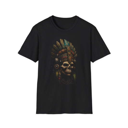 Skull Warrior T-Shirt, Unisex Graphic Tee, Edgy Streetwear, Halloween Shirt, Gift for Him/Her