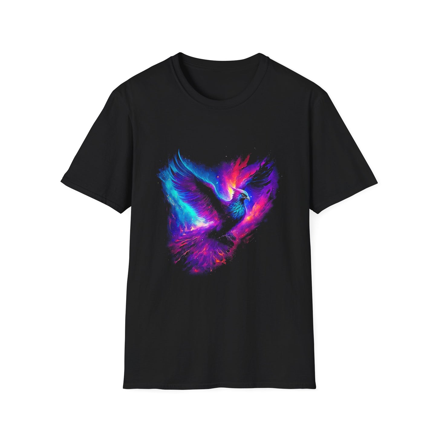 Galactic Eagle Unisex T-Shirt, Cosmic Art Tee, Gift for Nature Lovers, Casual Wear, Festival Shirt, Unique Graphic T-Shirt