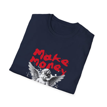 Make Money Angel T-Shirt, Unisex Graphic Tee, Casual Fashion, Gift for Entrepreneurs, Motivational Shirt