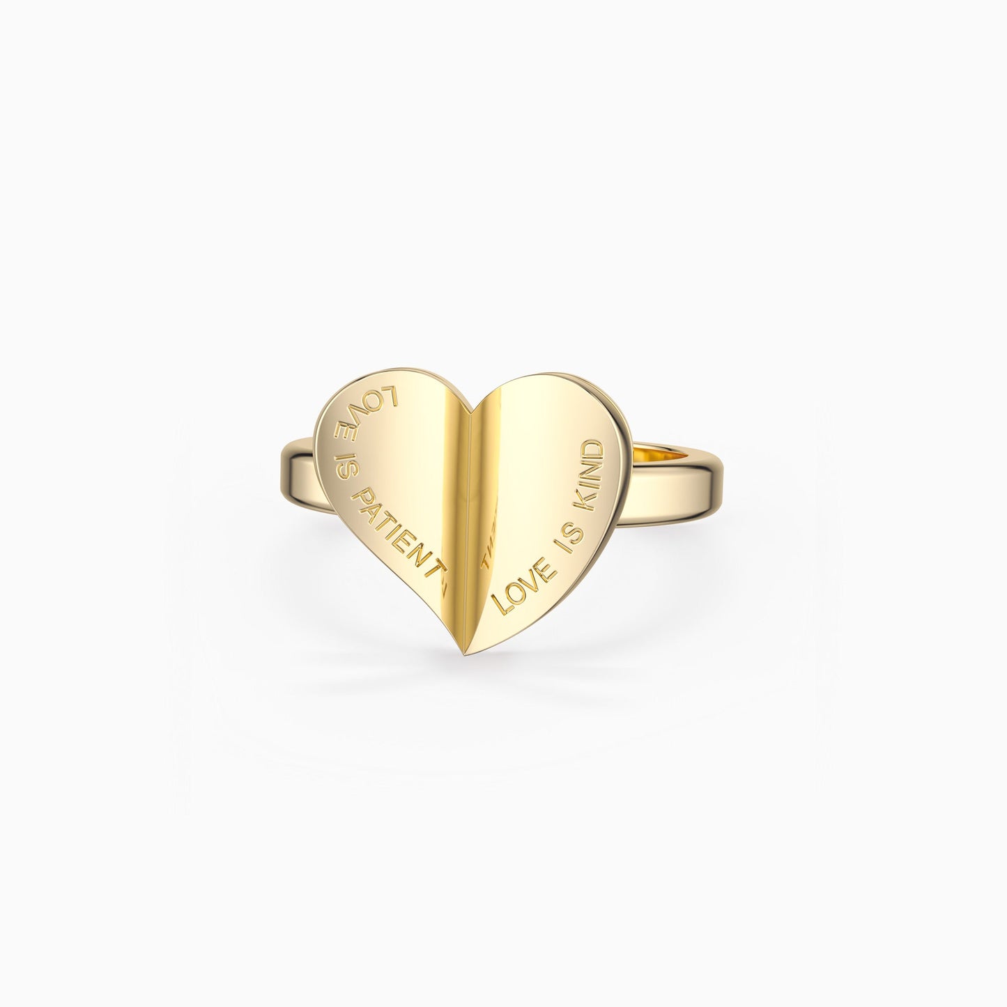 Chapters of Love Engraved Statement Ring